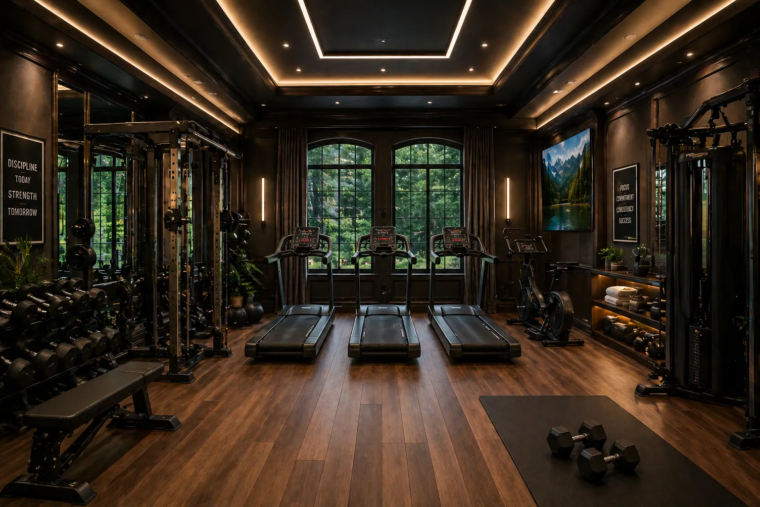 Jami Gertz House gym