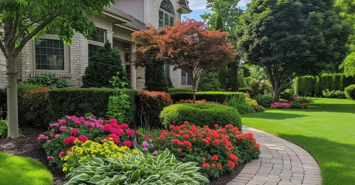 cheap simple front yard landscaping ideas