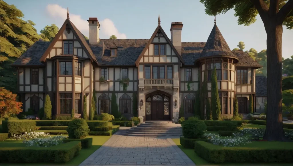 Tudor-Style Mansion