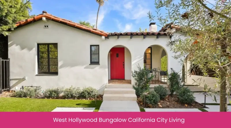 3. West Hollywood Bungalow California City Living. 