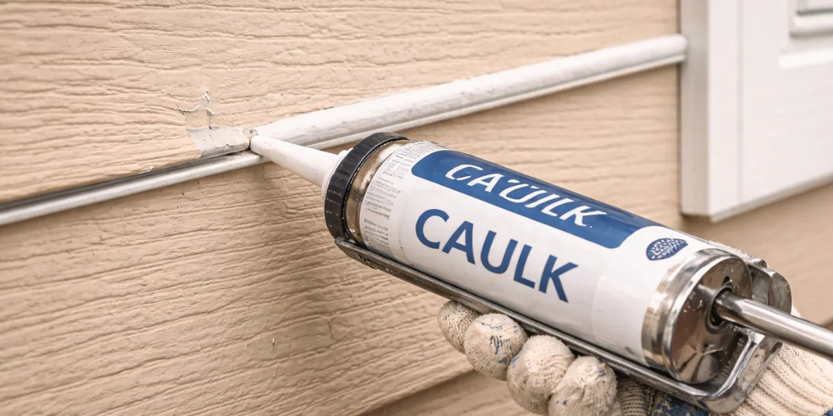 Repair and Caulk Damaged Areas