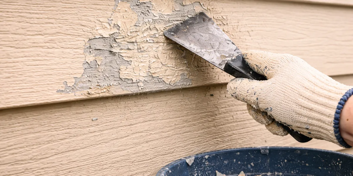 Scrape Away Old or Loose Paint