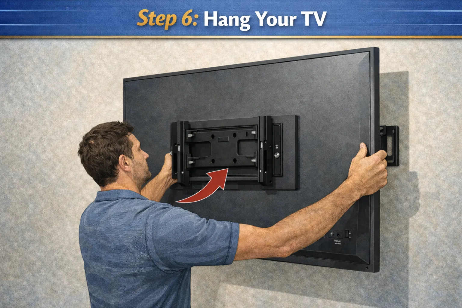 Step 6_ Hanging the TV
