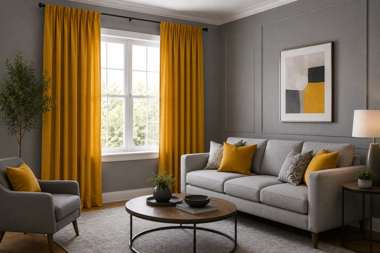 Yellow Curtains - Bringing in the Sunshine