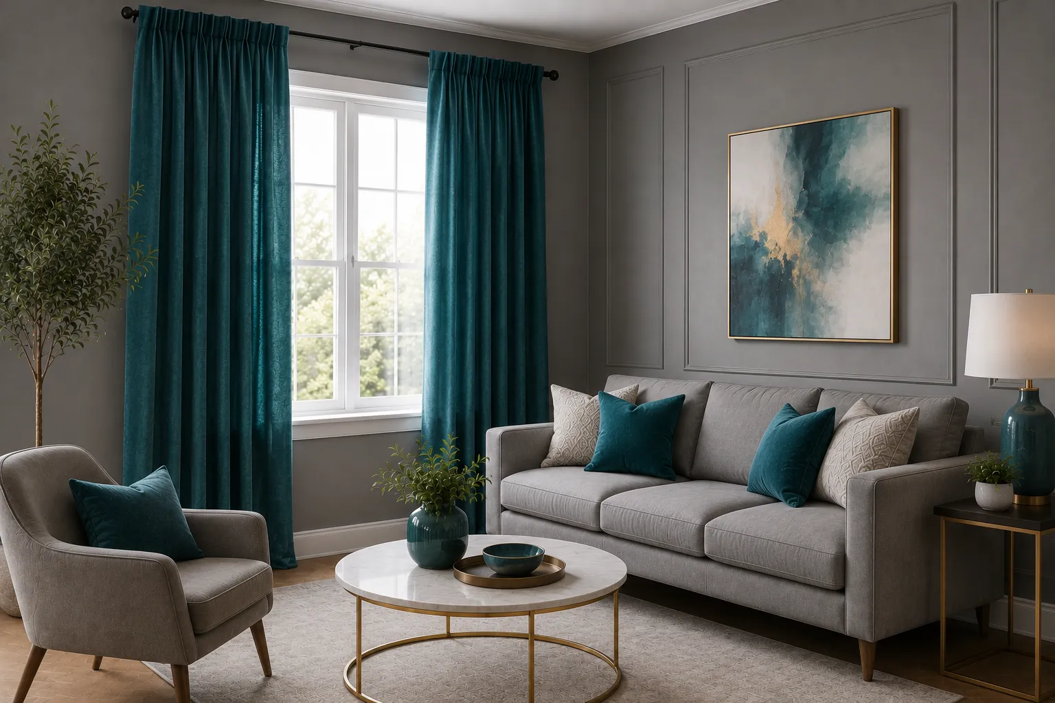 Green Curtains - Nature Indoors