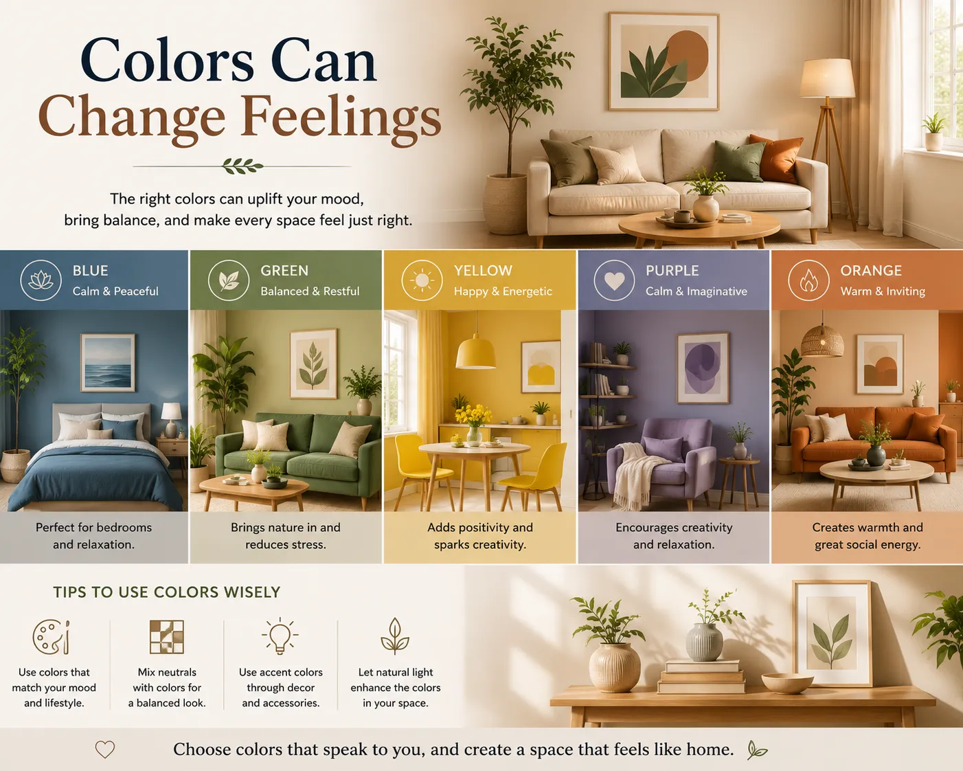 Colors Can Change Feelings