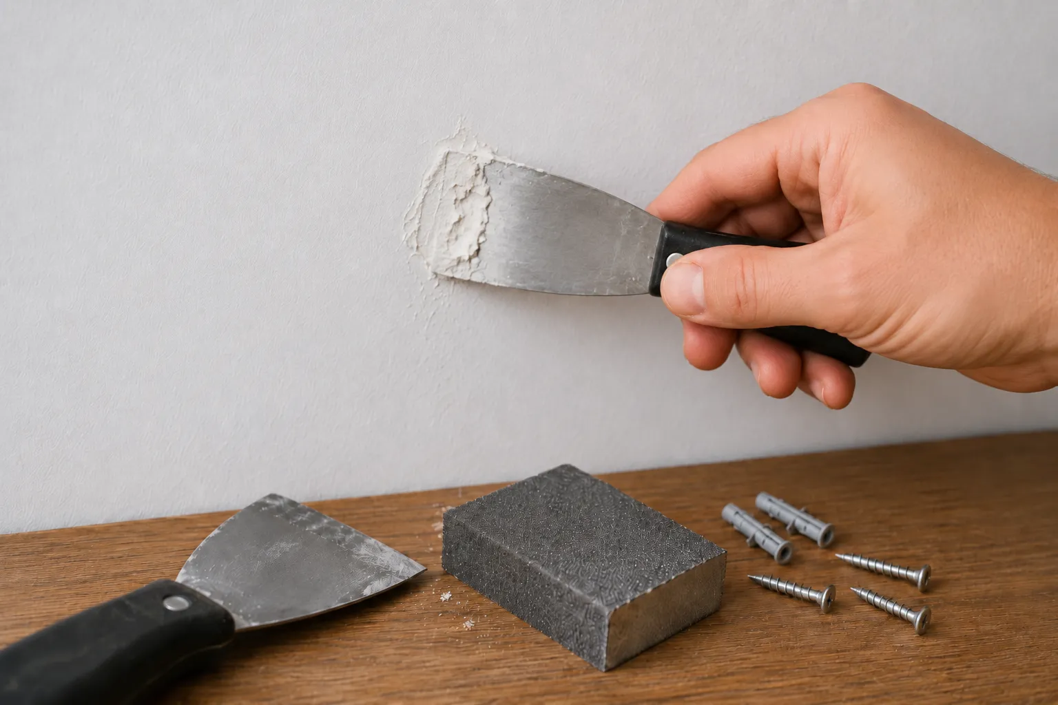 Fill the Drywall Anchor Hole