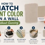 How to match Paint on wall