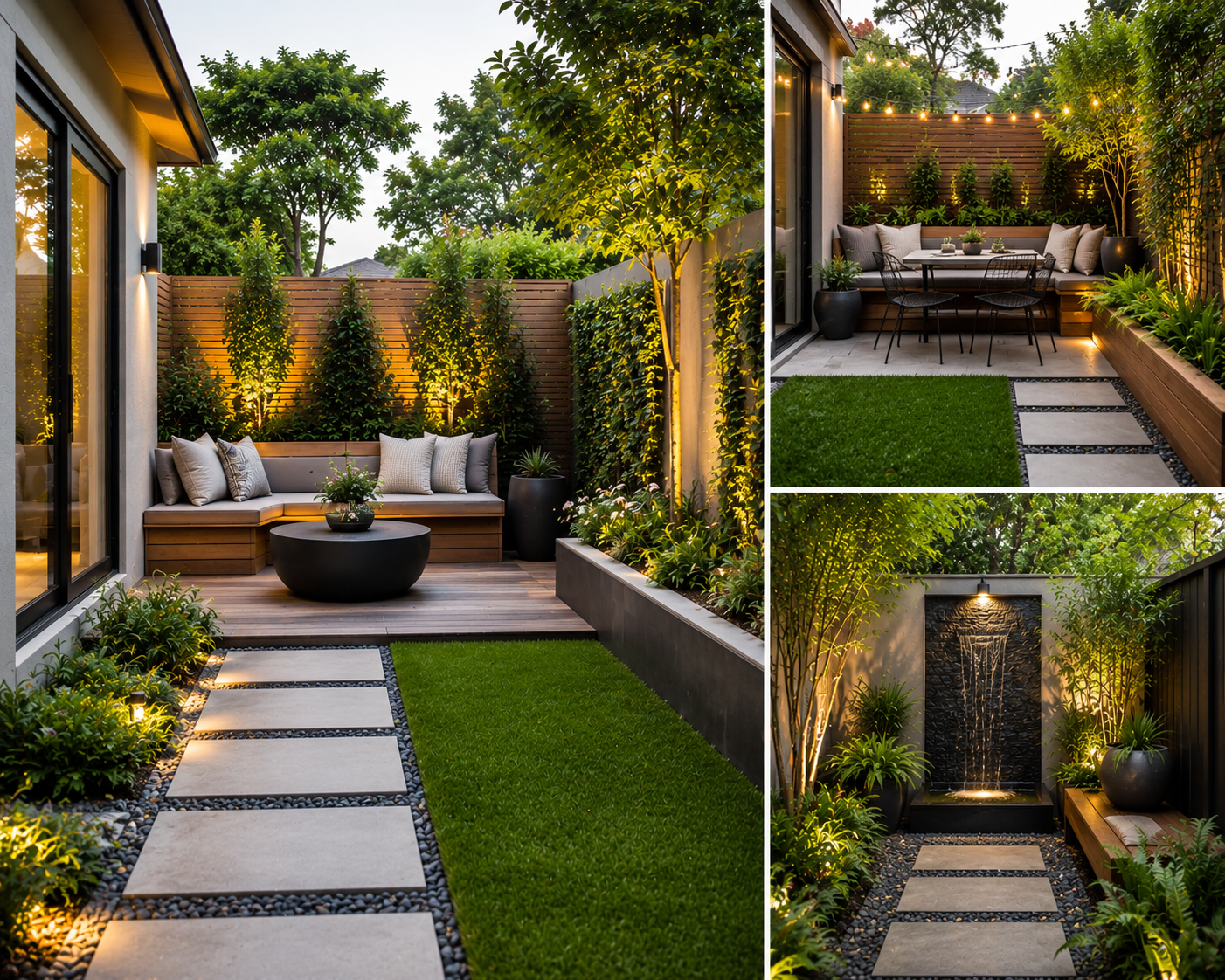 Make the most of small yards.
