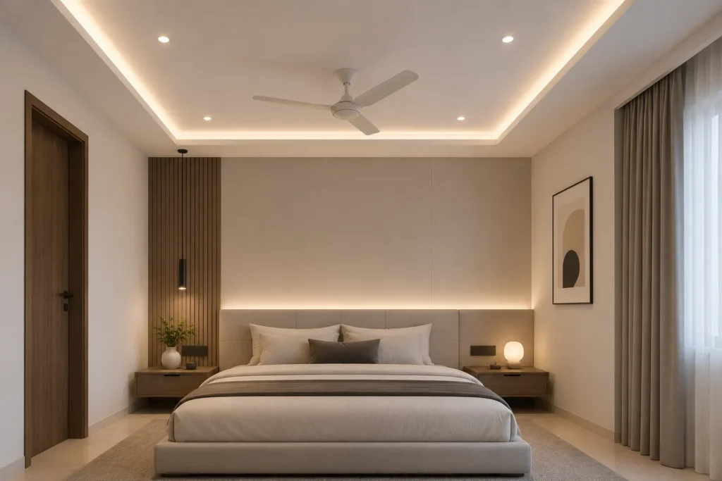 Minimalist Bedroom Ceiling Design