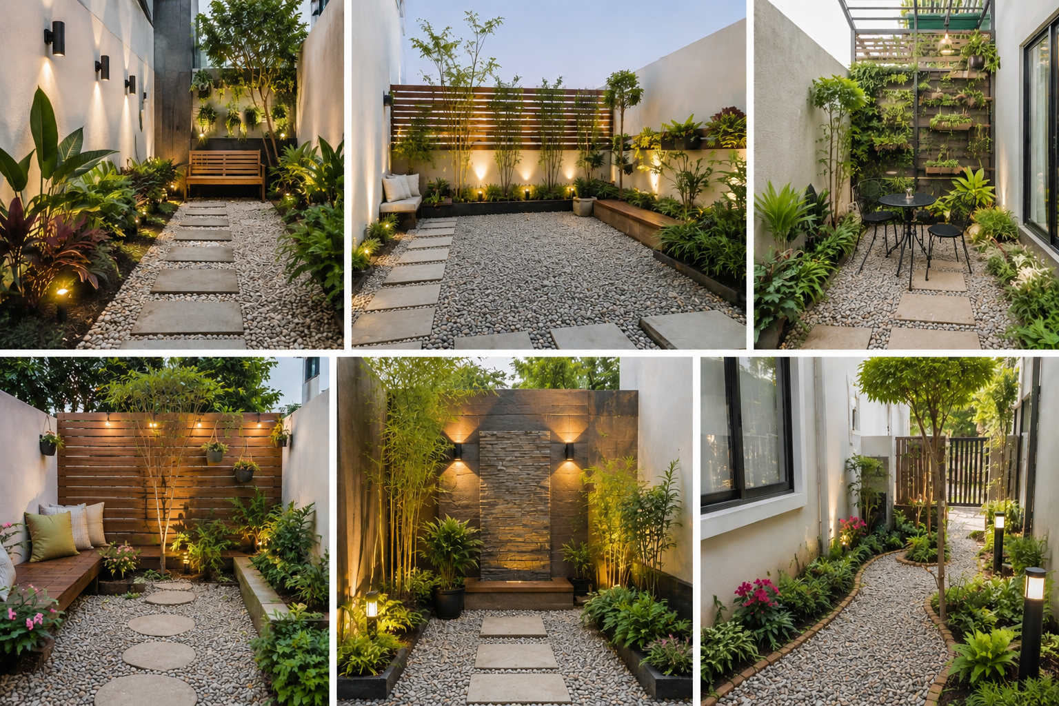 Modern Gravel Pathways is a concept to the most economical landscaping.