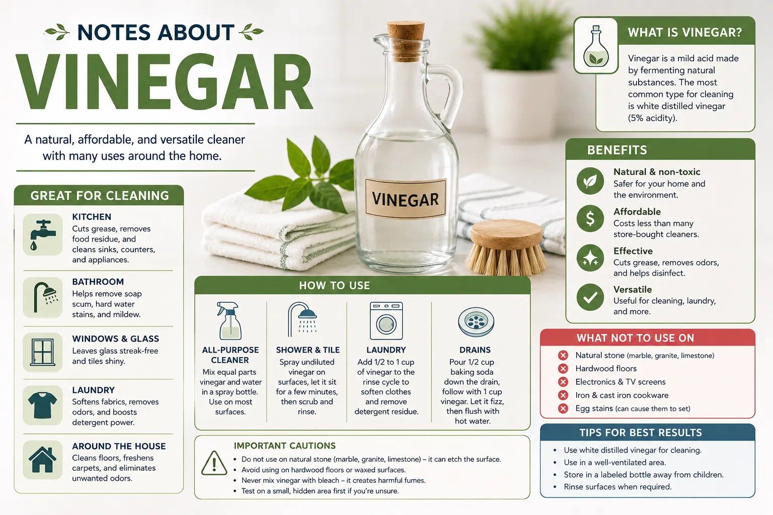 Notes About Vinegar