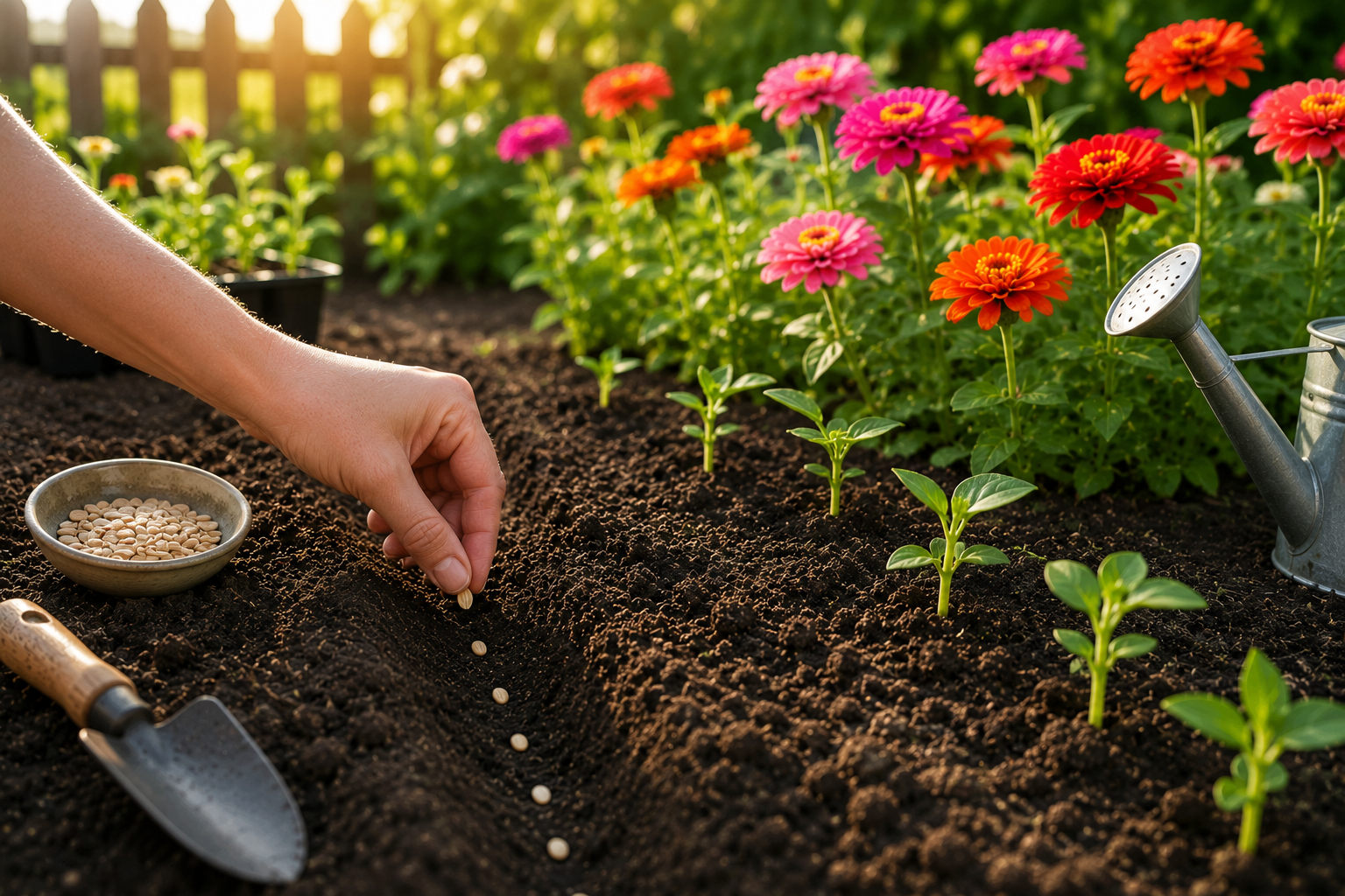 Planting Zinnia Seeds Outside