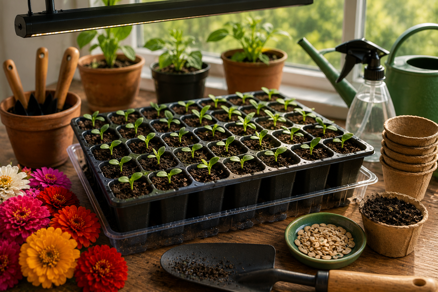 Starting Zinnia Seeds Indoors