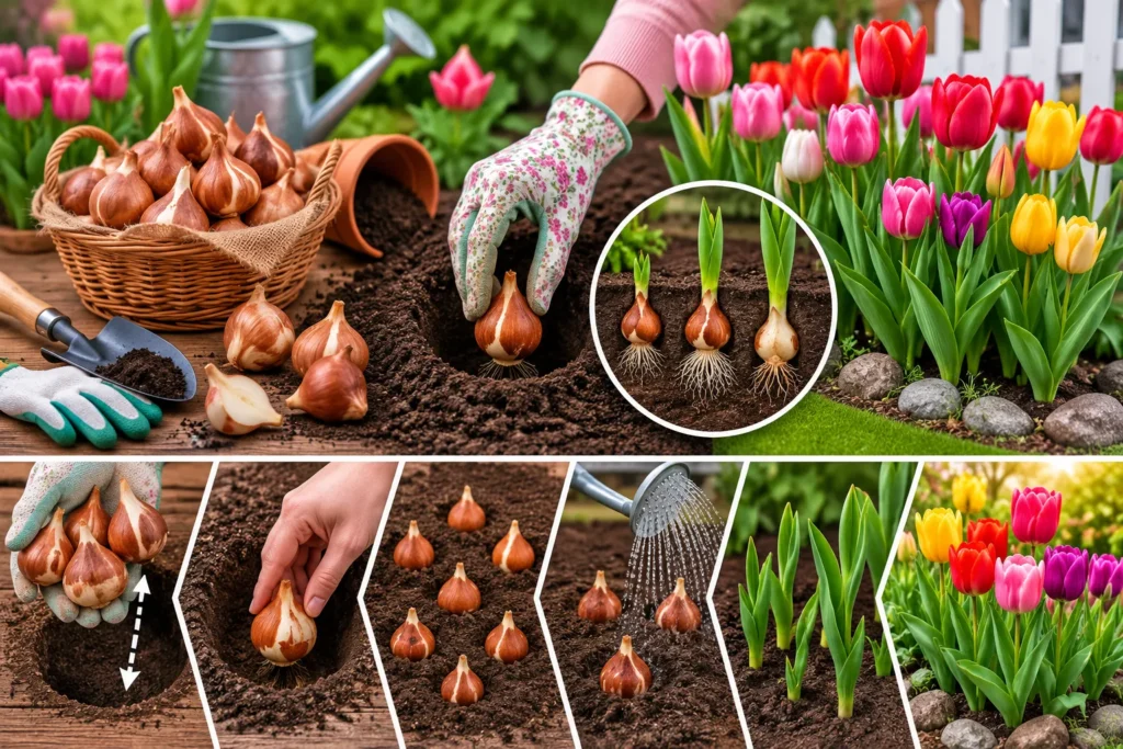 How to Plant Tulip Bulbs