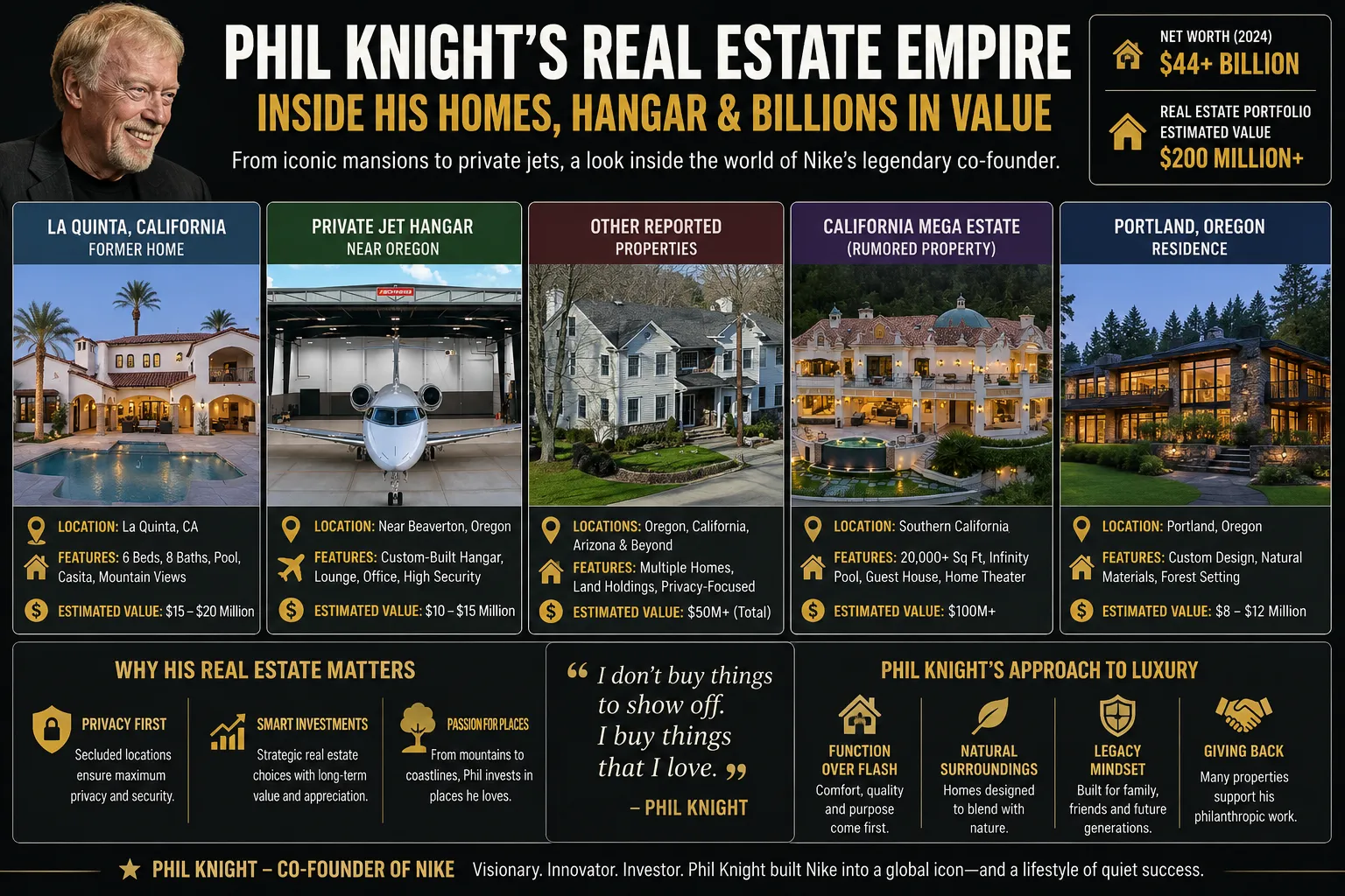 Phil Knight House- Inside Tour, Address & Value